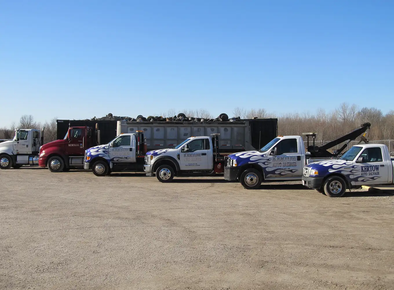 kertow auto salvage towing vehicles taylorville illinois